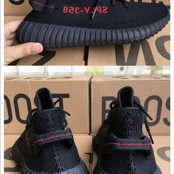 V2 Yeezy 350 Boost size US 9.5 - in Oreo and Bred - Picture 4 of 8